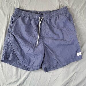 Katin Swim Trunks Men's XL Navy Blue Nylon Mesh Lined Drawstrings Beach Summer